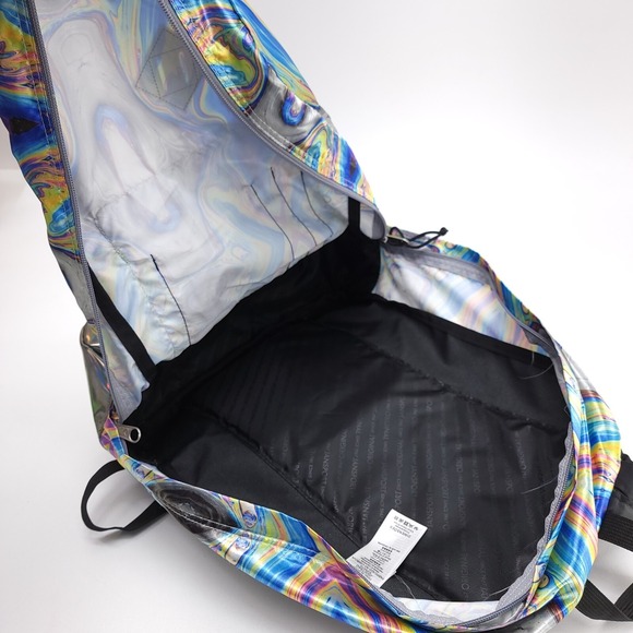 Jansport SUPER FX Oil Swirl Backpack School Bag‎ JS00T64Q Metalic Pack CLEAN! main image 5